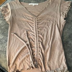 Tan top. Size S. Gently used.
